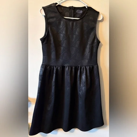 Mighty Fine Star Wars Embossed Darth Vader Skater Dress - Picture 2 of 5